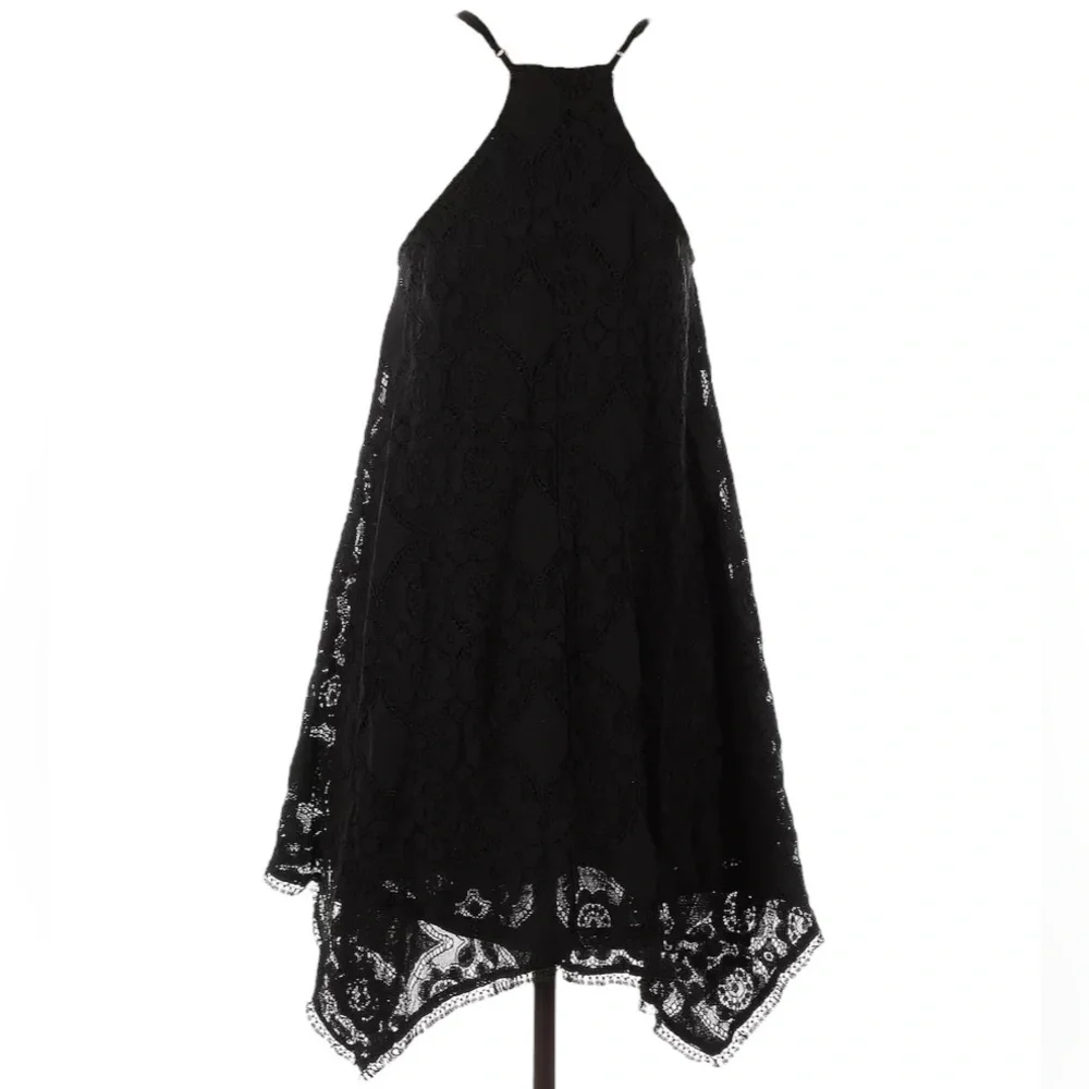 Women’s Black Lace Whimsigoth Dress - Picture 2 of 6